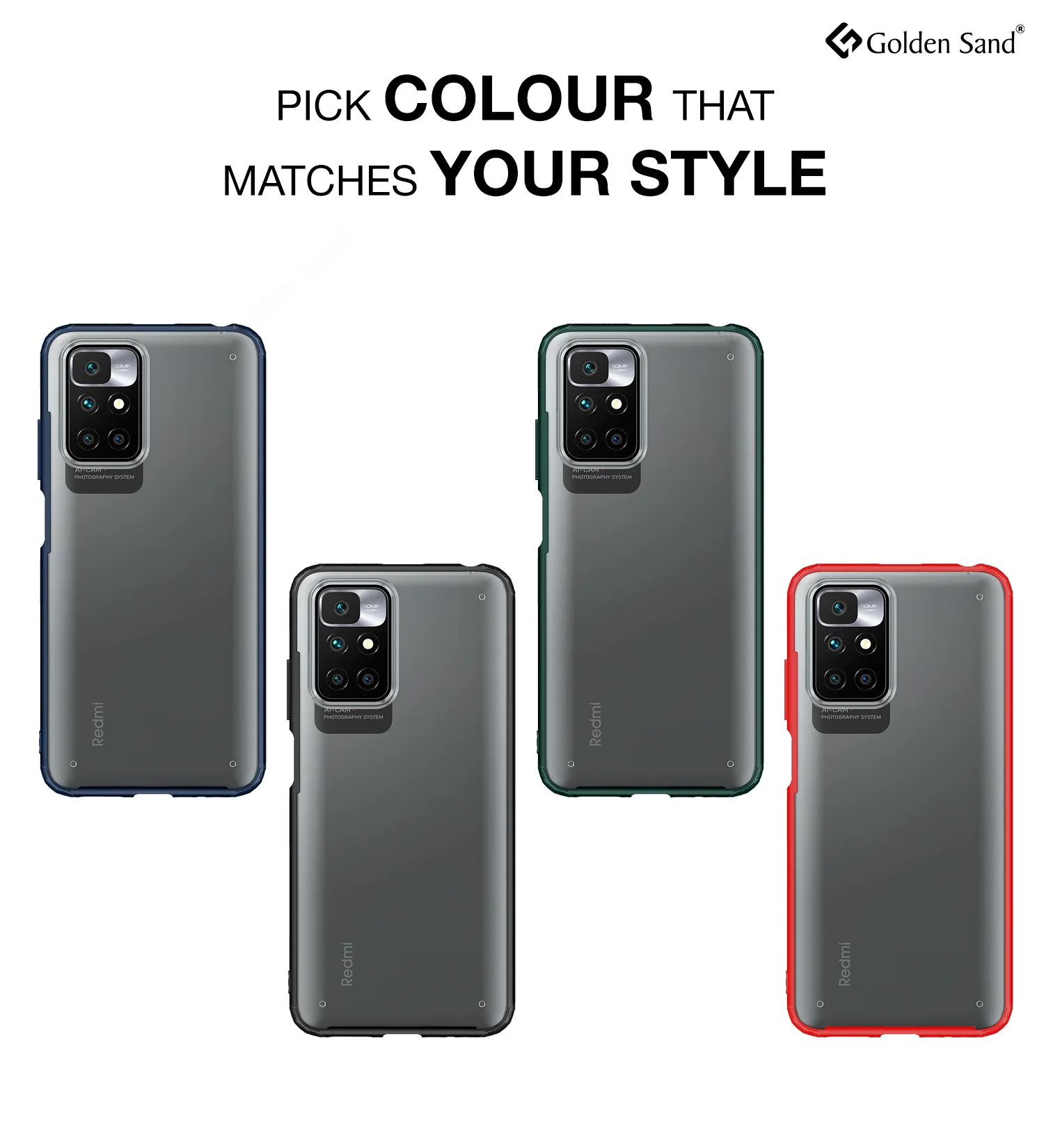 Xiaomi Redmi 10 Prime (6.5 inch) Back Cover | Rugged Frosted Series, Blue - Image 6