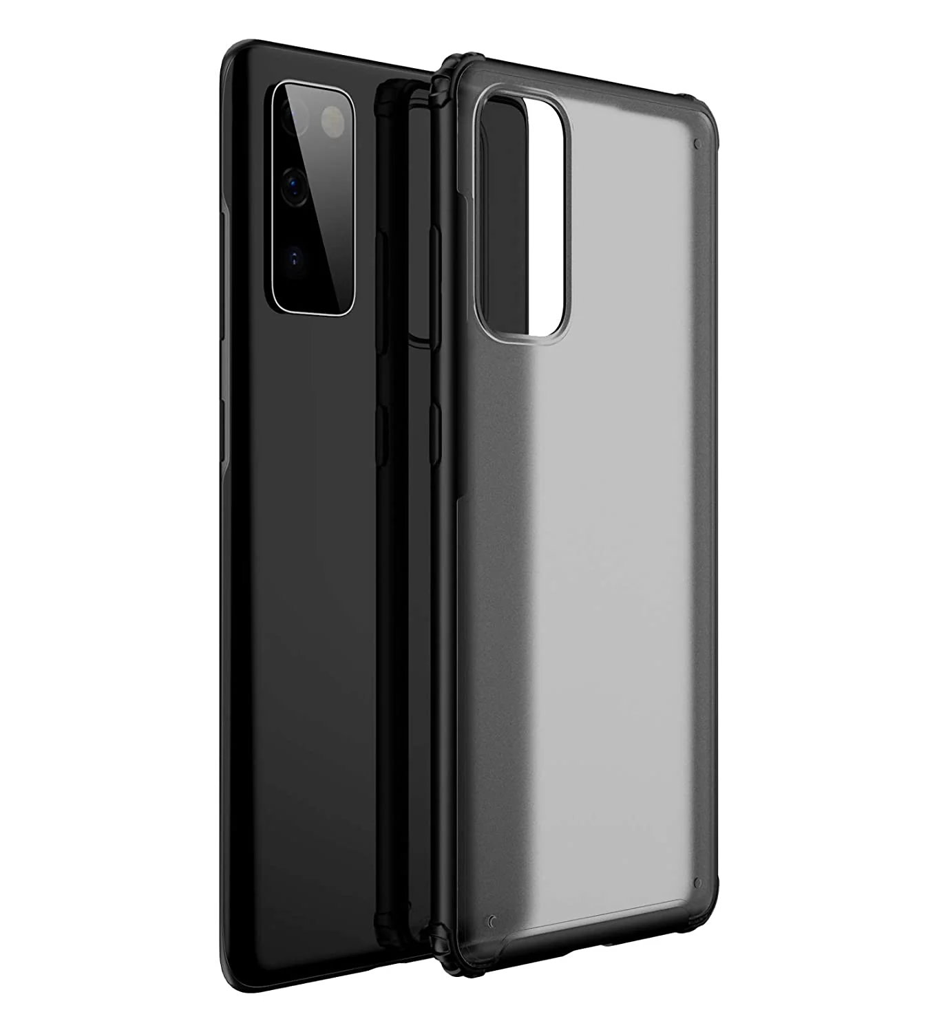 Samsung Galaxy S20 FE, Samsung Galaxy S20 FE 5G Back Cover | Rugged Frosted Series, Black