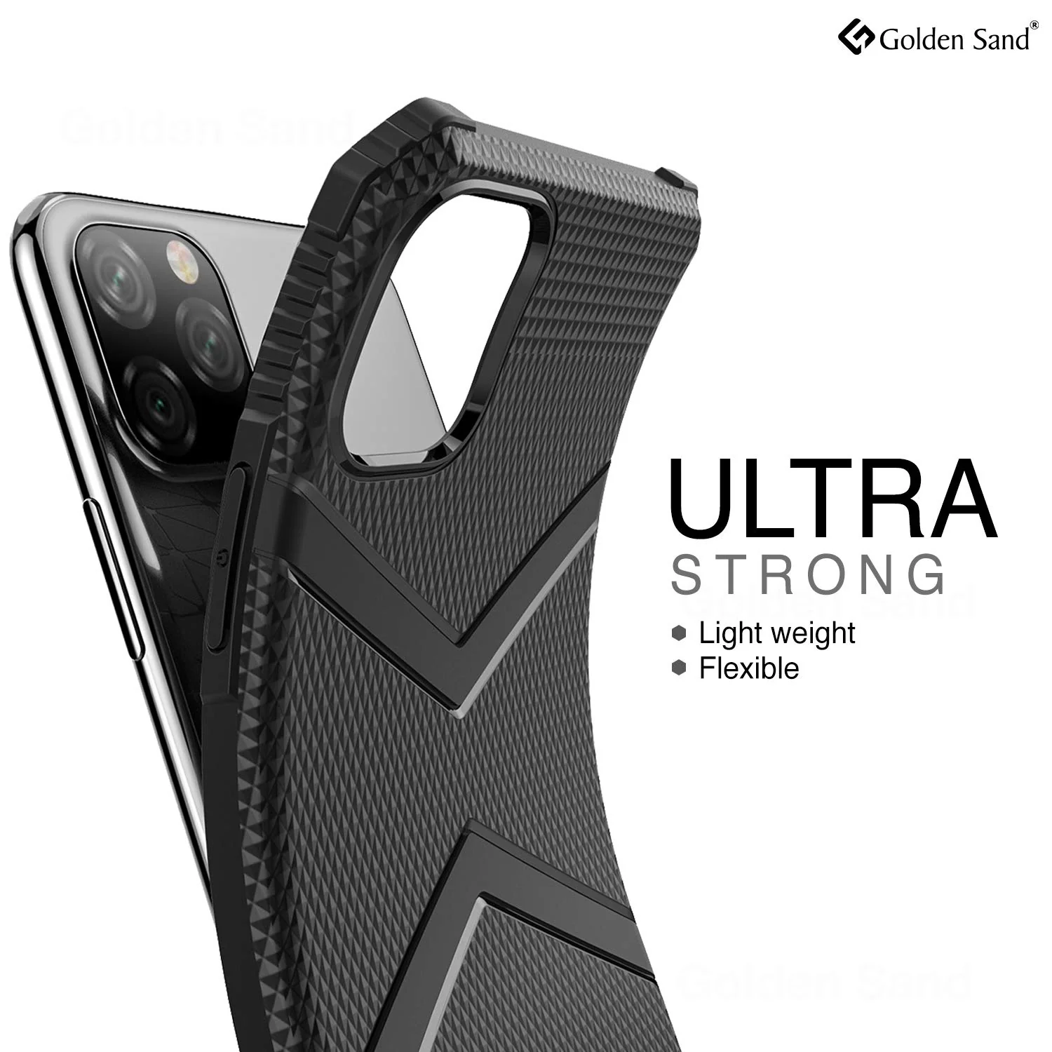 X-Armor Military Series Shock Proof Back Cover for Apple iPhone 11 Pro 5.8 inch, Black - Image 6