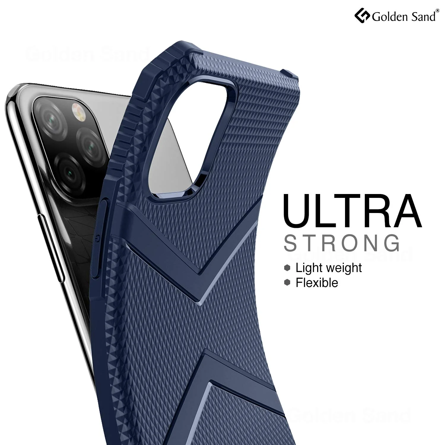 X-Armor Military Series Shock Proof Back Cover for Apple iPhone 11 Pro 5.8 inch, Blue - Image 6